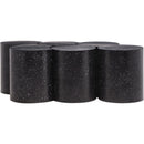  Meridian Dimple Black Iron 6 pc Modular Nesting Coffee Table IMAGE 3