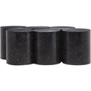  Meridian Dimple Black Iron 6 pc Modular Nesting Coffee Table IMAGE 3