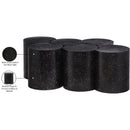 Meridian Dimple Black Iron 6 pc Modular Nesting Coffee Table IMAGE 5