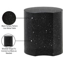  Meridian Dimple Black Iron End Table IMAGE 5