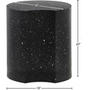  Meridian Dimple Black Iron End Table IMAGE 6