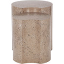  Meridian Dimple Taupe Iron 2 pc Modular Nesting End / Side Table IMAGE 3