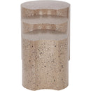  Meridian Dimple Taupe Iron 3 pc Modular Nesting End / Side Table IMAGE 3