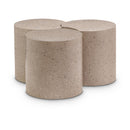  Meridian Dimple Taupe Iron 3 pc Modular Nesting Coffee Table IMAGE 1