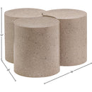  Meridian Dimple Taupe Iron 3 pc Modular Nesting Coffee Table IMAGE 6