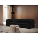  Meridian Dimple Taupe Iron 4 pc Modular Nesting Coffee Table IMAGE 2