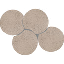  Meridian Dimple Taupe Iron 4 pc Modular Nesting Coffee Table IMAGE 4