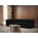  Meridian Dimple Taupe Iron 4 pc Modular Nesting Coffee Table IMAGE 2