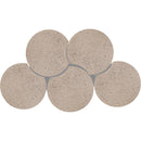  Meridian Dimple Taupe Iron 5 pc Modular Nesting Coffee Table IMAGE 4