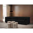  Meridian Dimple Taupe Iron 6 pc Modular Nesting Coffee Table IMAGE 2