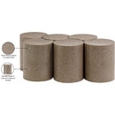  Meridian Dimple Taupe Iron 6 pc Modular Nesting Coffee Table IMAGE 5