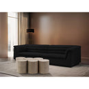  Meridian Dimple Taupe Iron 6 pc Modular Nesting Coffee Table IMAGE 2