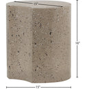  Meridian Dimple Taupe Iron End Table IMAGE 6