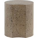  Meridian Dimple Taupe Iron End Table IMAGE 3