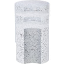  Meridian Dimple White Iron 3 pc Modular Nesting End / Side Table IMAGE 3