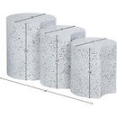  Meridian Dimple White Iron 3 pc Modular Nesting End / Side Table IMAGE 5