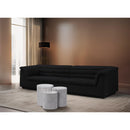  Meridian Dimple White Iron 3 pc Modular Nesting End / Side Table IMAGE 2