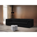  Meridian Dimple White Iron 3 pc Modular Nesting Coffee Table IMAGE 2