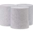 Meridian Dimple White Iron 3 pc Modular Nesting Coffee Table IMAGE 3