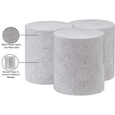  Meridian Dimple White Iron 3 pc Modular Nesting Coffee Table IMAGE 5