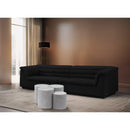  Meridian Dimple White Iron 4 pc Modular Nesting Coffee Table IMAGE 2