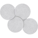  Meridian Dimple White Iron 4 pc Modular Nesting Coffee Table IMAGE 4