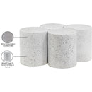  Meridian Dimple White Iron 4 pc Modular Nesting Coffee Table IMAGE 5
