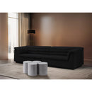 Meridian Dimple White Iron 4 pc Modular Nesting Coffee Table IMAGE 2