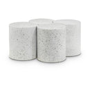  Meridian Dimple White Iron 4 pc Modular Nesting Coffee Table IMAGE 1