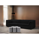  Meridian Dimple White Iron 5 pc Modular Nesting Coffee Table IMAGE 2