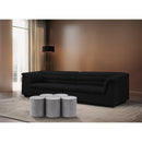  Meridian Dimple White Iron 5 pc Modular Nesting Coffee Table IMAGE 2