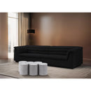  Meridian Dimple White Iron 6 pc Modular Nesting Coffee Table IMAGE 2