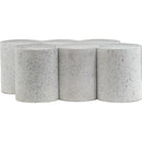  Meridian Dimple White Iron 6 pc Modular Nesting Coffee Table IMAGE 3