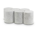  Meridian Dimple White Iron 6 pc Modular Nesting Coffee Table IMAGE 1