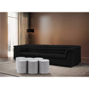  Meridian Dimple White Iron 6 pc Modular Nesting Coffee Table IMAGE 2