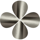  Meridian Petal Silver Iron 4 pc Coffee Table IMAGE 3