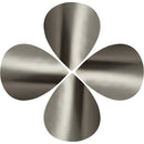 Meridian Petal Silver Coffee Table IMAGE 3