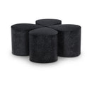  Meridian Petal Black Iron 4 pc Coffee Table IMAGE 1
