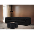  Meridian Petal Black Iron 4 pc Coffee Table IMAGE 2