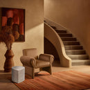  Meridian Petal Taupe Iron Coffee Table IMAGE 2