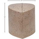  Meridian Petal Taupe Iron Coffee Table IMAGE 7