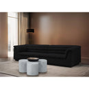  Meridian Petal White Iron 4 pc Coffee Table IMAGE 2