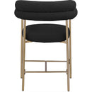  Color_Black/ Gold -- Meridian Blake Counter Height Stool IMAGE 2