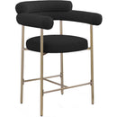  Color_Black/ Gold -- Meridian Blake Counter Height Stool IMAGE 3