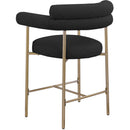  Color_Black/ Gold -- Meridian Blake Counter Height Stool IMAGE 4