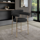  Color_Black/ Gold -- Meridian Blake Counter Height Stool IMAGE 8