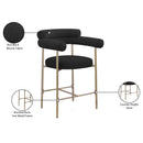 Color_Black/ Gold -- Meridian Blake Counter Height Stool IMAGE 9