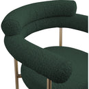  Color_Gold/ Green -- Blake Green Boucle Fabric Upholstered Counter Stool IMAGE 7
