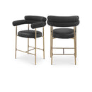  Color_Black/ Gold -- Meridian Blake Counter Height Stool IMAGE 1