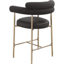  Color_Black/ Gold -- Meridian Blake Counter Height Stool IMAGE 4